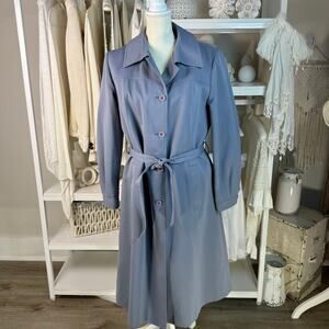 Forecaster International vintage blue coat sz. 15/16, classic, demure #SI-060
